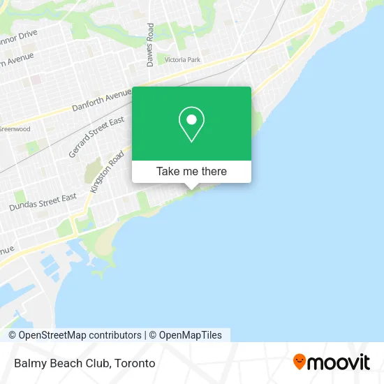 Balmy Beach Club map