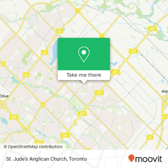 St. Jude's Anglican Church map