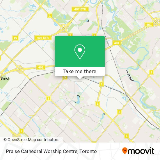 Praise Cathedral Worship Centre map