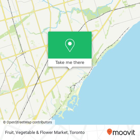 Fruit, Vegetable & Flower Market map