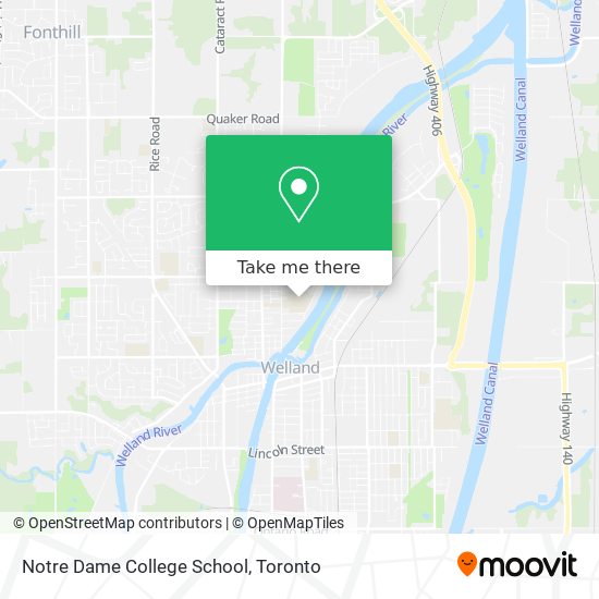 Notre Dame College School map
