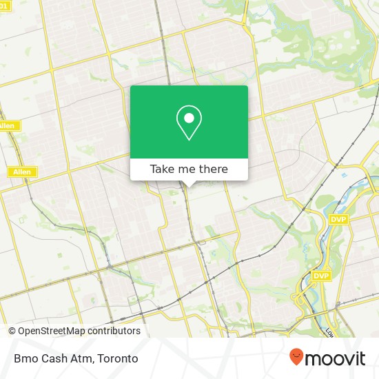 Bmo Cash Atm map