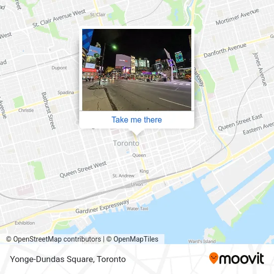 Yonge-Dundas Square plan