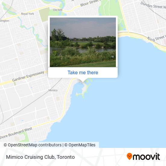 Mimico Cruising Club map