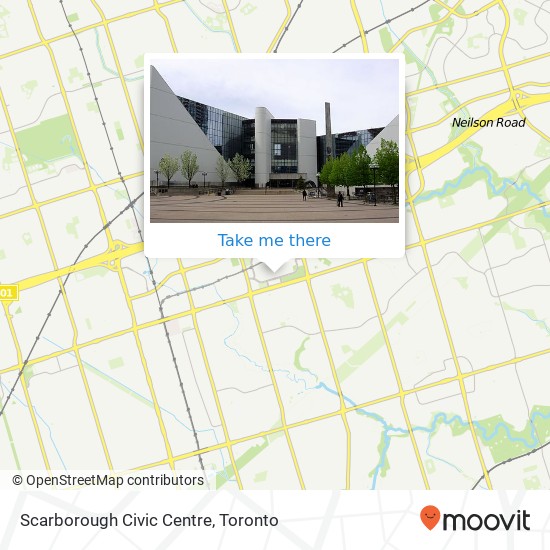 Scarborough Civic Centre map