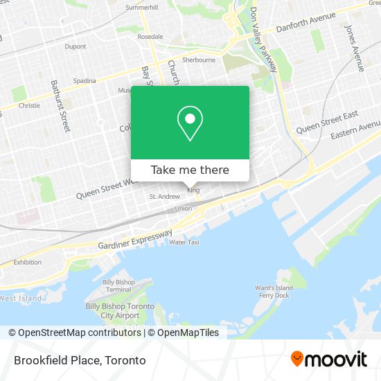 Brookfield Place map