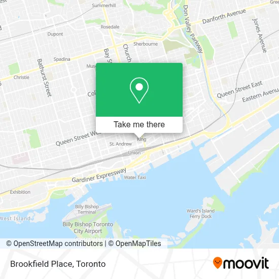 Brookfield Place map