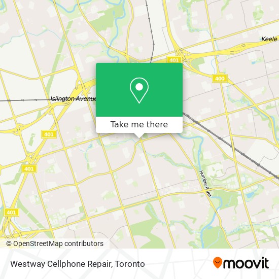Westway Cellphone Repair map