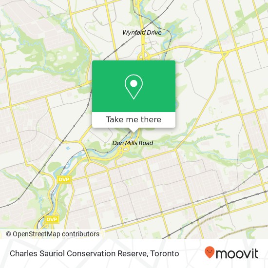 Charles Sauriol Conservation Reserve map