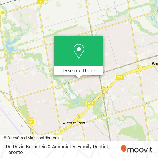 Dr. David Bernstein & Associates Family Dentist map