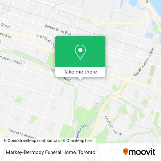 Markey-Dermody Funeral Home map