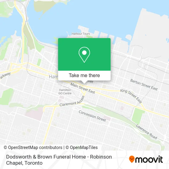 Dodsworth & Brown Funeral Home - Robinson Chapel map
