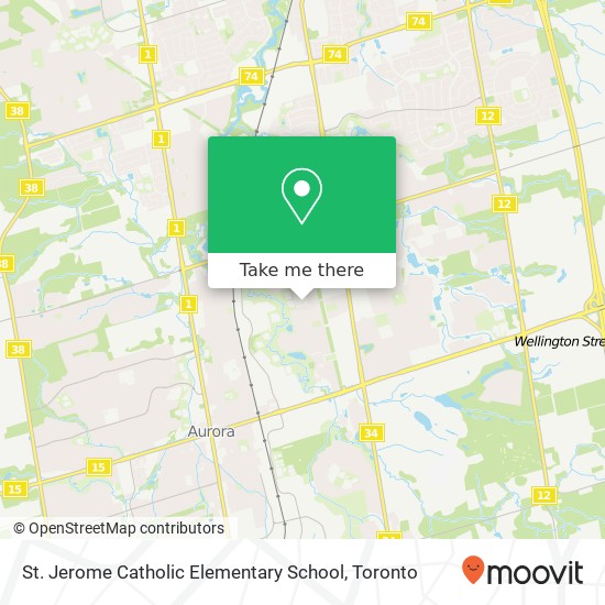 St. Jerome Catholic Elementary School map