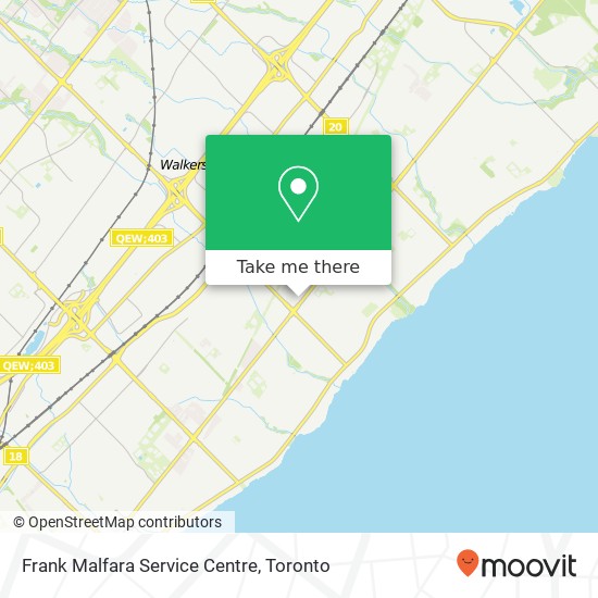 Frank Malfara Service Centre map
