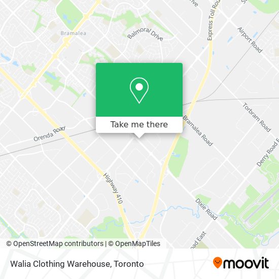 Walia Clothing Warehouse map