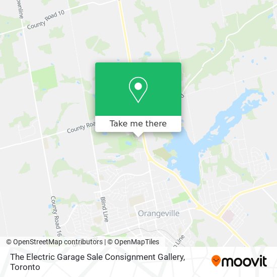 The Electric Garage Sale Consignment Gallery map