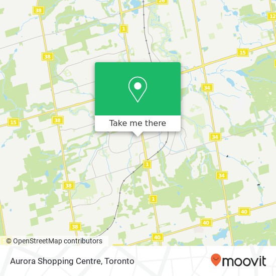 Aurora Shopping Centre map