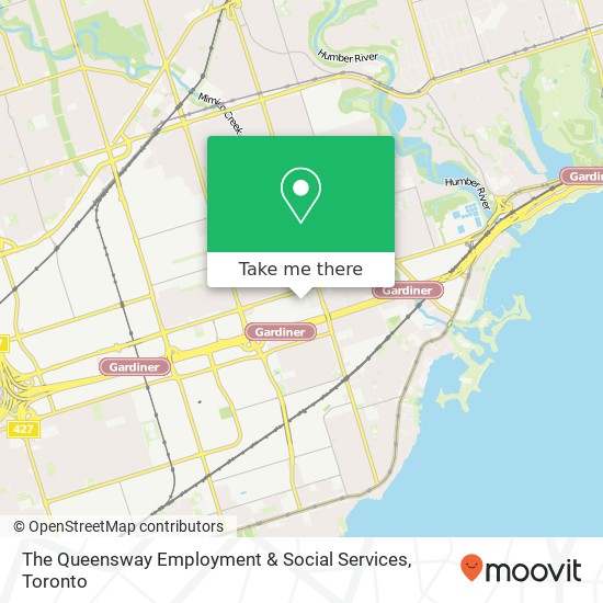 The Queensway Employment & Social Services map