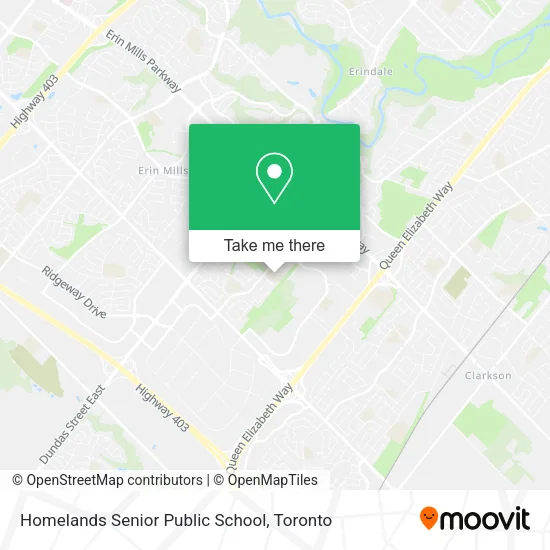 Homelands Senior Public School map