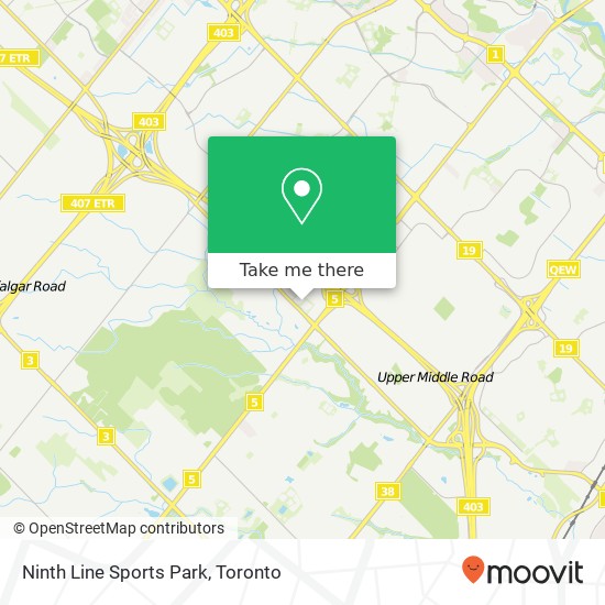 Ninth Line Sports Park map