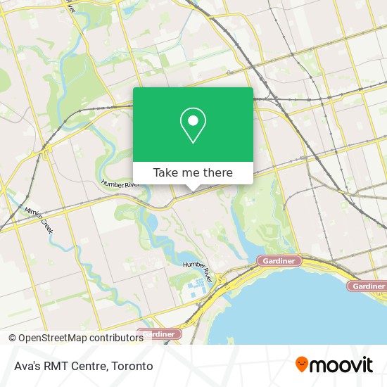 Ava's RMT Centre map