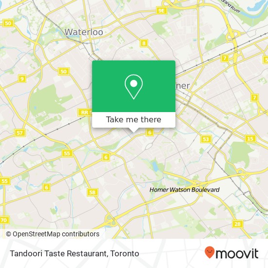 Tandoori Taste Restaurant plan