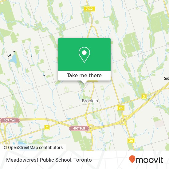 Meadowcrest Public School map