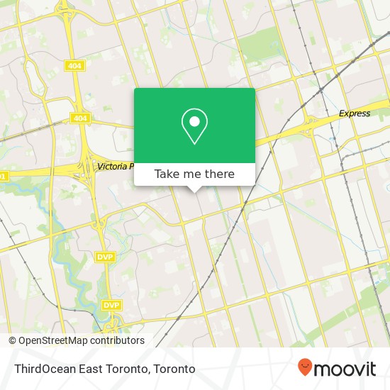 ThirdOcean East Toronto map