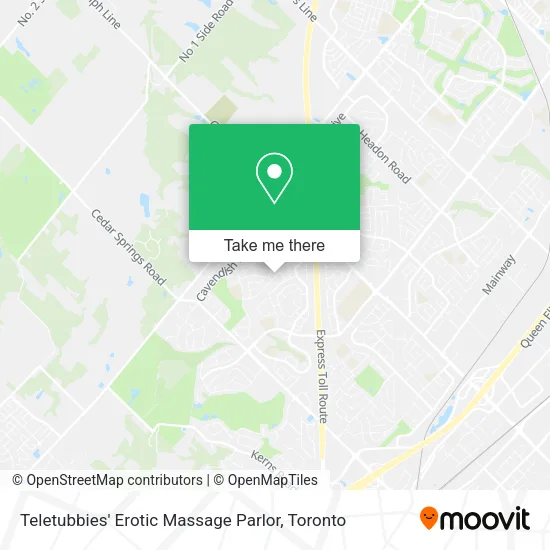 Teletubbies' Erotic Massage Parlor map