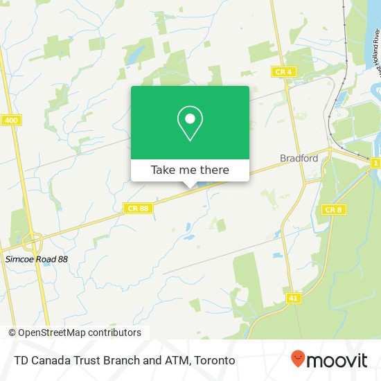 TD Canada Trust Branch and ATM map
