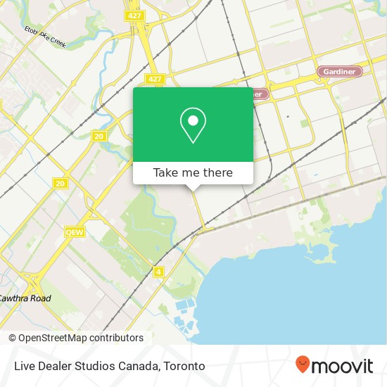 Live Dealer Studios Canada map