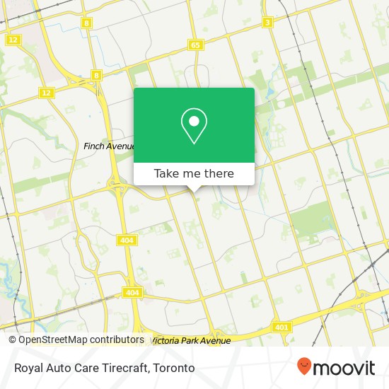 Royal Auto Care Tirecraft map