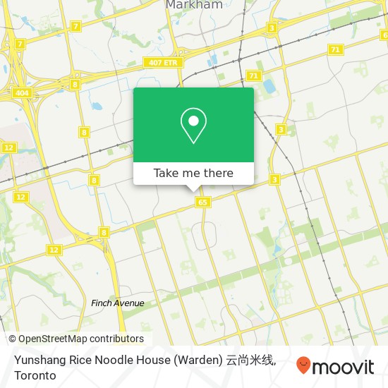 Yunshang Rice Noodle House (Warden) 云尚米线 map