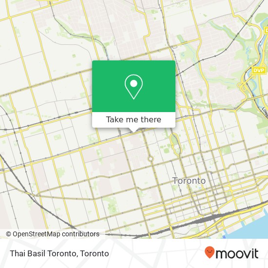 Thai Basil Toronto map