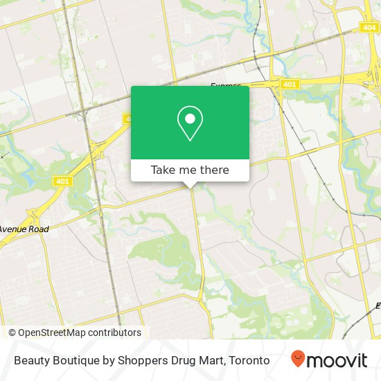 Beauty Boutique by Shoppers Drug Mart plan