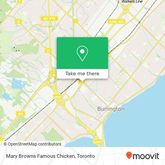 Mary Browns Famous Chicken map