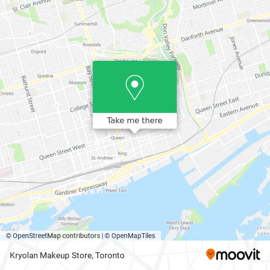 Kryolan Makeup Store map