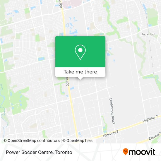 Power Soccer Centre map