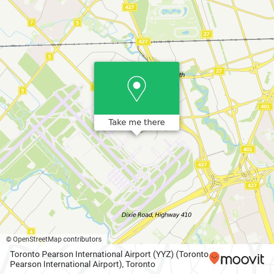 Toronto Pearson International Airport (YYZ) (Toronto Pearson International Airport) plan