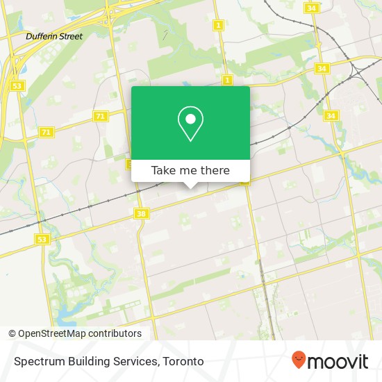 Spectrum Building Services map