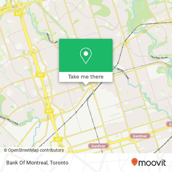 Bank Of Montreal map