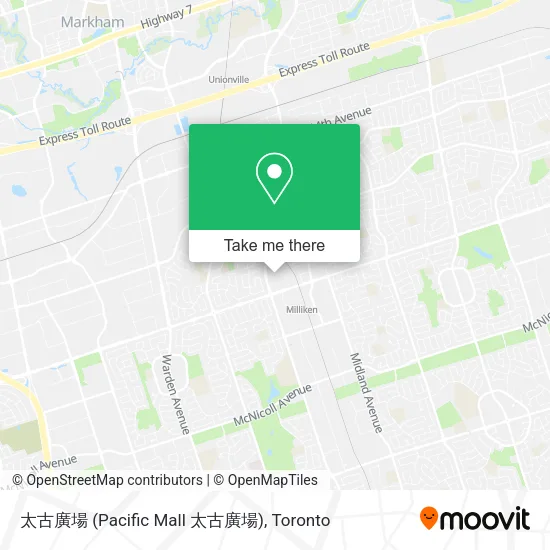 太古廣場 (Pacific Mall 太古廣場) map