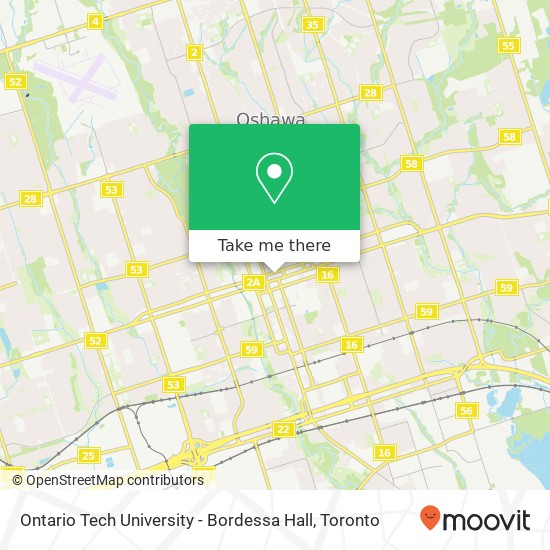 Ontario Tech University - Bordessa Hall map