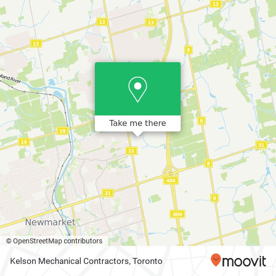 Kelson Mechanical Contractors map