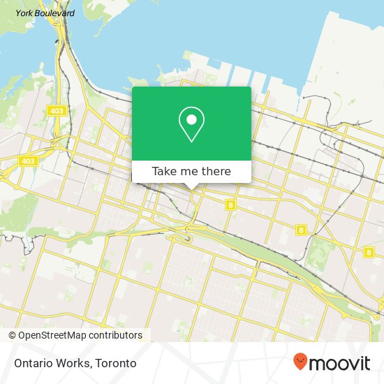 Ontario Works map