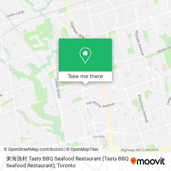 東海漁村 Tasty BBQ Seafood Restaurant plan