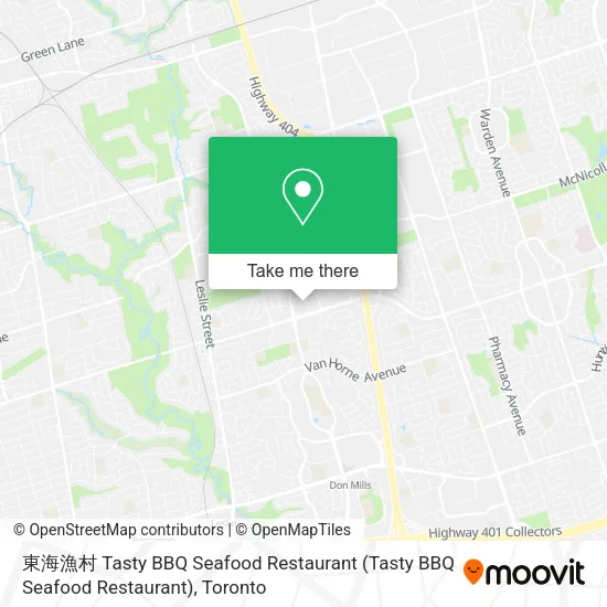 東海漁村 Tasty BBQ Seafood Restaurant map