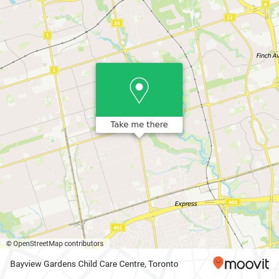 Bayview Gardens Child Care Centre map
