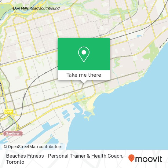 Beaches Fitness - Personal Trainer & Health Coach map