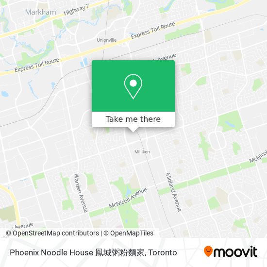 Phoenix Noodle House 鳯城粥粉麵家 plan